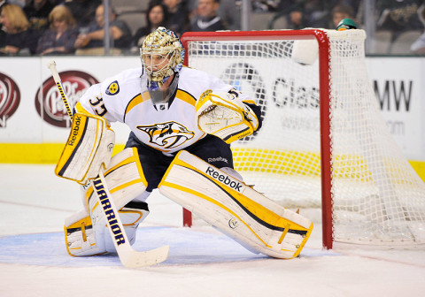 Nashville Predators goalie Pekka Rinne. (Jerome Miron - USA TODAY Sports) Nashville Predators goalie Pekka Rinne. (Jerome Miron - USA TODAY Sports)