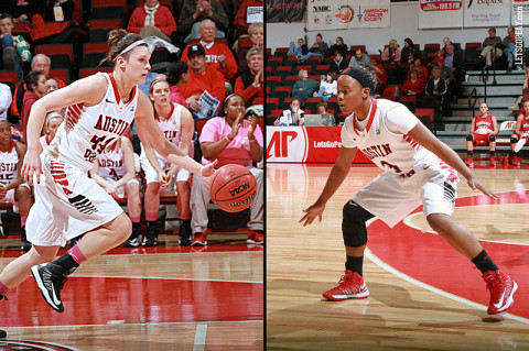 Shira Buley (right) and Shelby Olszewski (left) leave Austin Peay Women's Basketball. (Courtesy: Austin Peay Sports Information) Shira Buley (right) and Shelby Olszewski (left) leave Austin Peay Women's Basketball. (Courtesy: Austin Peay Sports Information)