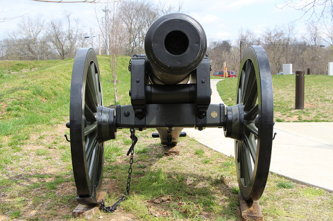 New Cannon now on display at Fort Defiance Civil War Park and Interpretive Center.