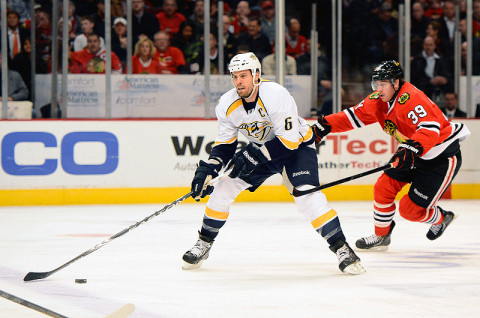 Nashville Predators defenseman Shea Weber (6). (Mike DiNovo - USA TODAY Sports) Nashville Predators defenseman Shea Weber (6). (Mike DiNovo - USA TODAY Sports)