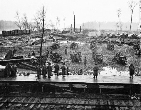 Federal Camp at Johnsonville, TN