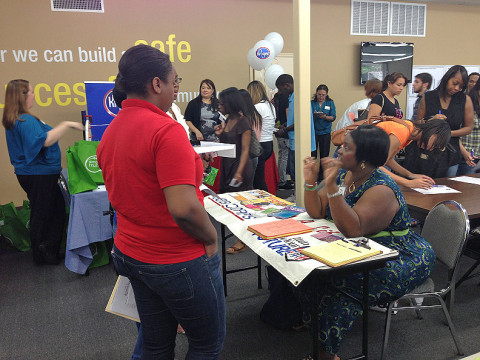 Student Job Fair at New Providence Community Policing Center