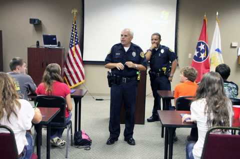 Teen Citizen Police Academy. (Photo by CPD-Jim Knoll)