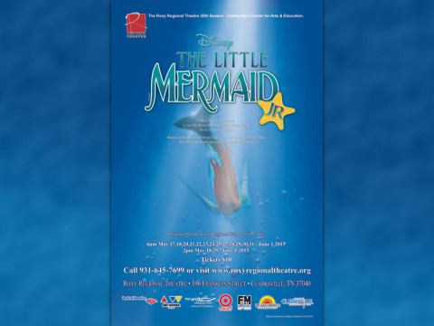 "The Little Mermaid Jr." at the Roxy Regional Theatre starting May 17th.