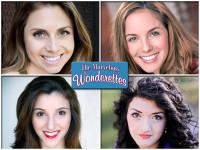 "The Marvelous Wonderettes" starts May 31st at the Roxy Regional Theatre. The show features (Top: L to R) Ashley Harris and Heather Gault. (Bottom: L to R) Elena Pascullo and Taylor Galvin.
