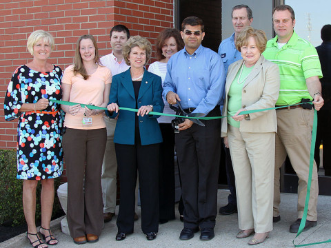 Green Ribbon Cutting Ceremony for Trane.