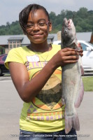 Tionna Scott with the Largest Fish