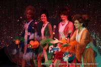 The girls perform in the second act