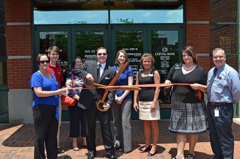 Executive Legal Professionals ribbon-cutting Ceremony at the Clarksville Area Chamber of Commerce.