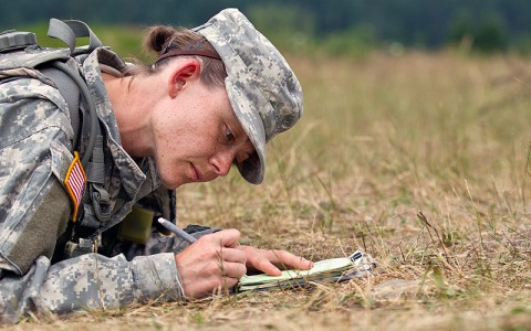 Austin Peay ROTC Cadet Cynthia Stinnett won first place in APFT.