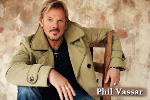 Country singer Phil Vassar to headline Heroes, Hometowns and Legends Series September 14th - 16th.