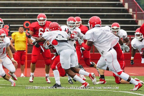 Austin Peay Governors Football Scrimmage. Austin Peay Governors Football Scrimmage.