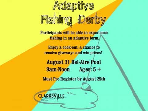 Adaptive Fishing Derby coming August 31st.