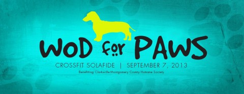 Crossfit SolaFide for WOD for Paws benefiting the Humane Society of Clarksville-Montgomery County