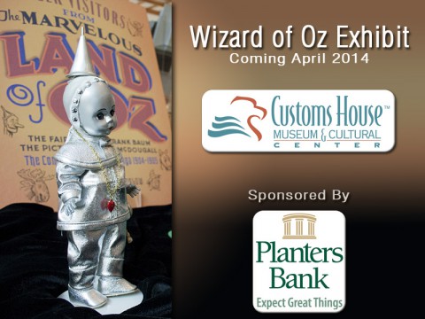 Wizard of Oz Exhibit coming to the Clarksville Customs House Museum April 2014