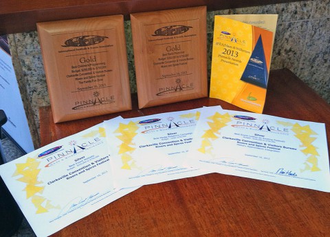 Five Awards won by the Rivers and Spires Festival at the 2013 International Festival Conference