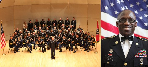 129th Army Jazz Band with 1st Sergeant Richard Griffin