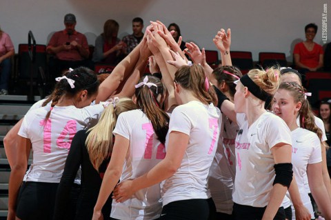 Austin Peay's volleyball team will seek to improve its road record when it travels to Eastern Illinois and SIU Edwardsville for Ohio Valley Conference action this weekend. (Brittney Sparn/APSU Sports Information) Austin Peay's volleyball team will seek to improve its road record when it travels to Eastern Illinois and SIU Edwardsville for Ohio Valley Conference action this weekend. (Brittney Sparn/APSU Sports Information)