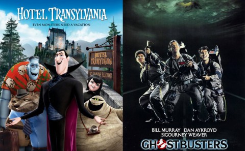 Hotel Transylvania and Ghostbusters Double Feature at Clarksville's Movies in the Park Saturday, October 19th