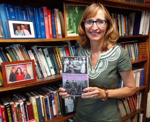 APSU's Dr. Minoa Uffelman with her book “Tennessee Women in the Progressive Era: Toward the Public Sphere in the New South”