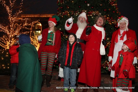 The Lighting of the City of Clarksville's Christmas Tree