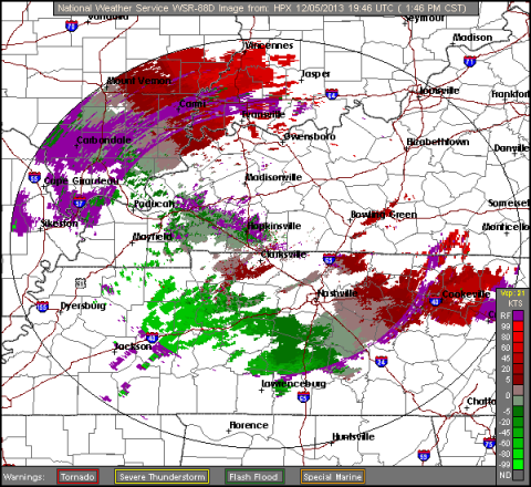 The oncoming ice storm The oncoming ice storm