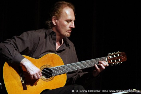 APSU Professor of Music Stanley Yates playing at GuitarFest.