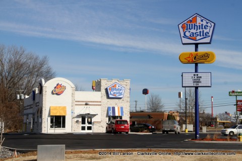 The remodeled Wilma Rudolph Boulevard White Castle