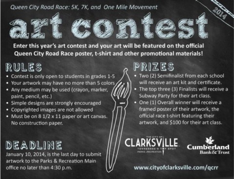 2014 Queen City Road Race Art Contest