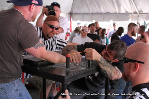 The Military Appreciation Area Arm Wrestling Competition