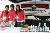 Festival volunteers from Heritage Bank