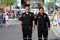 Clarksville Police Department's Chaplains walking the streets at the Rivers and Spires Festival