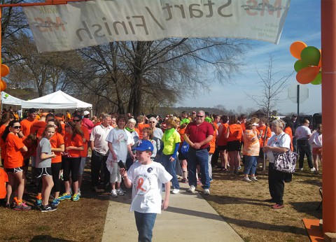 Clarksville Mayor McMillan kicking off last year’s Walk MS in Clarksville