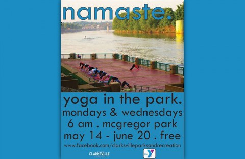 Clarksville Parks and Recreation's "Yoga in the Park"