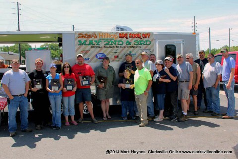 The winners of Hilltop Super Market's 5th annual BBQ Cook-Off.