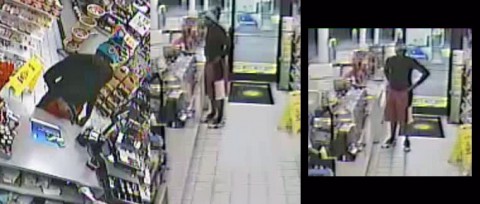 Three photos of the BP Robbery Suspect Three photos of the BP Robbery Suspect