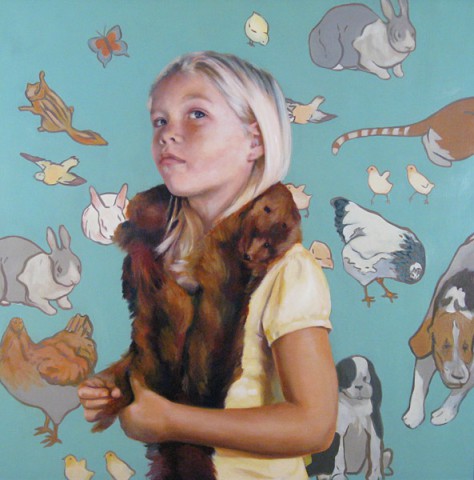 Juried Exhibition: Lewis - The girl with the fox fur