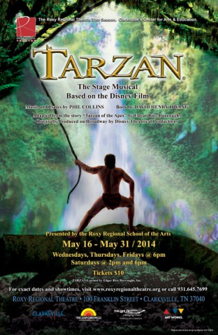 Roxy Regional Theatre production of Disney's "Tarzan".