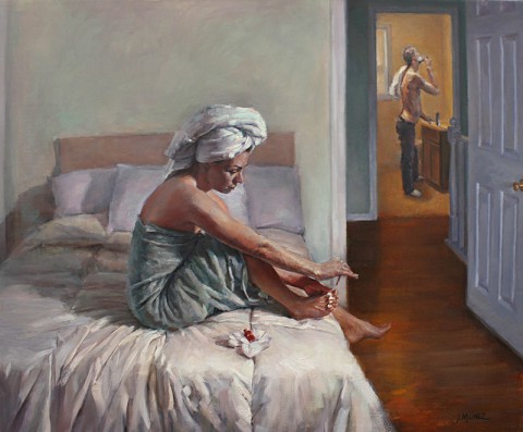 Joseph Moniz's oil painting Ritual.