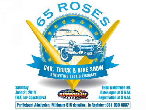 Third Annual 65 Roses Car, Truck, and Bike Show coming Saturday, June 21st 