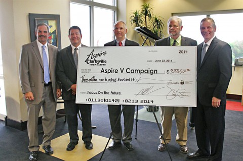 Aspire Clarksville Foundation raises nearly $4 million in pledges.