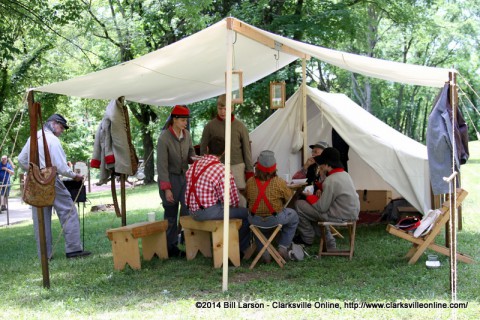 The Porter's Battery Encampment 