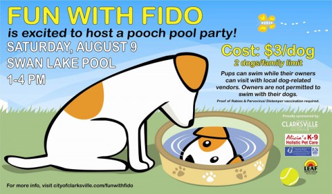 2014 Fun with Fido event series continues with Pooch Pool Party.