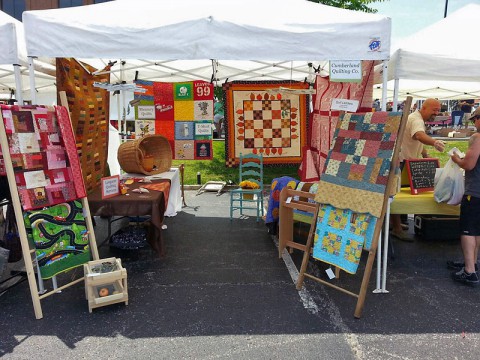 Cumberland Quilting Company at the Clarksville Downtown Market.