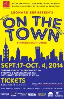 On the Town at the Roxy Regional Theatre