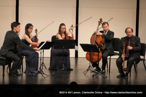 The world famous Parker Quartet along with Guest Clarinetist Charles Neidich.