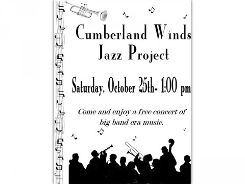 Cumberland Winds Jazz Project to perform at Clarksville-Montgomery County Public Library Saturday.