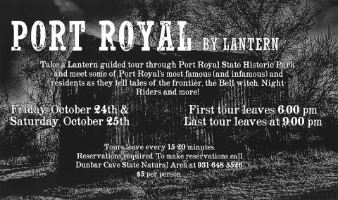 2014 Port Royal by Lantern Tour
