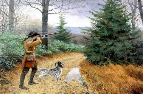 A Good Day's Hunt - by David Wright. (www.davidwrightart.com)