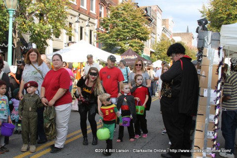 Fright on Franklin Street brings many families to the Historic Downtown Area